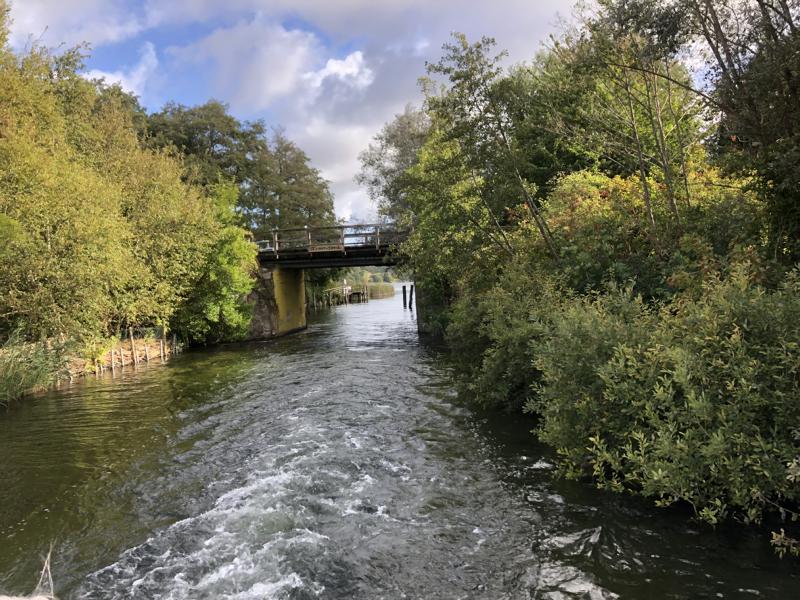 Durchfahrt vom Behler See zum Edebeergsee